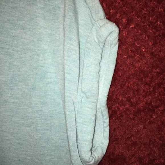 Z by Zobha Turquoise tunic sweat shirt lounge wear size XL 22 X 29 - Picture 3 of 7